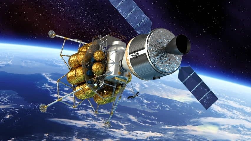 Satellite in orbit